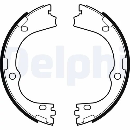 Sada brzd. čeľustí parkov. brzdy DELPHI LS2166