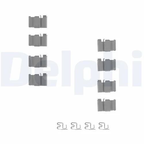 Sada príslušenstva obloženia kotúčovej brzdy DELPHI LX0212