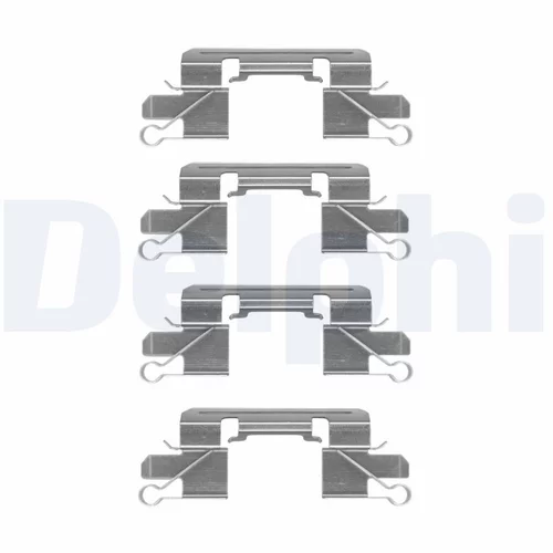 Sada príslušenstva obloženia kotúčovej brzdy DELPHI LX0528