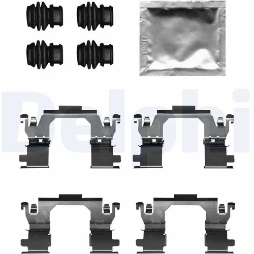 Sada príslušenstva obloženia kotúčovej brzdy DELPHI LX0709
