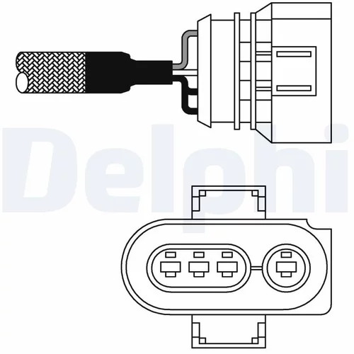 Lambda sonda DELPHI ES10980-12B1 - obr. 1