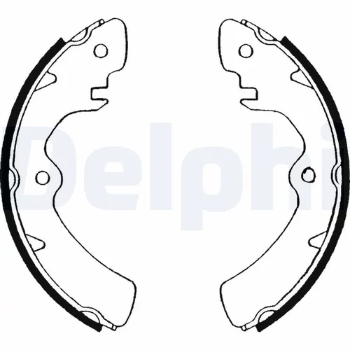 Sada brzdových čeľustí DELPHI LS1467 - obr. 1