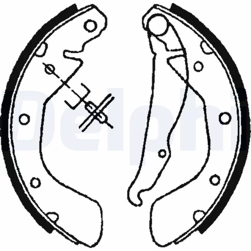 Sada brzdových čeľustí DELPHI LS1622 - obr. 1