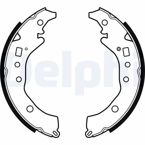 Sada brzdových čeľustí LS2079 /DELPHI/ - obr. 1