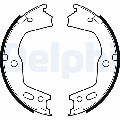 Sada brzd. čeľustí parkov. brzdy DELPHI LS2154