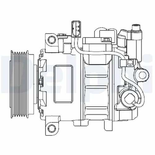 Kompresor klimatizácie CS20476 /DELPHI/