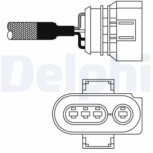 Lambda sonda DELPHI ES10987-12B1 - obr. 1