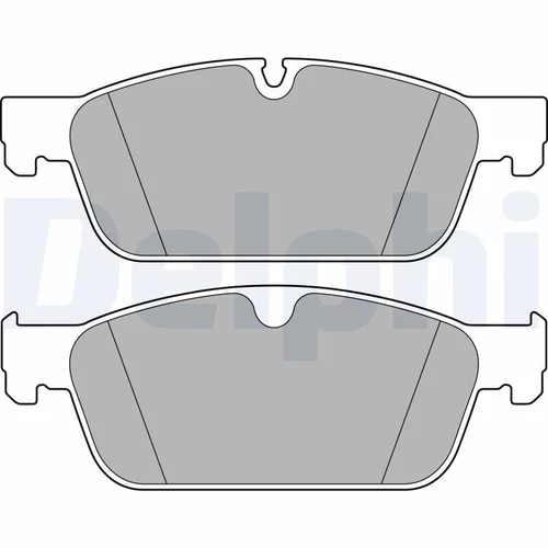 Sada brzdových platničiek kotúčovej brzdy DELPHI LP2705