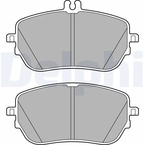Sada brzdových platničiek kotúčovej brzdy DELPHI LP3485