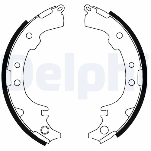 Sada brzdových čeľustí DELPHI LS1831 - obr. 1