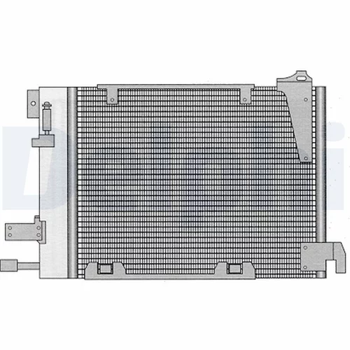 Kondenzátor klimatizácie TSP0225221 /DELPHI/