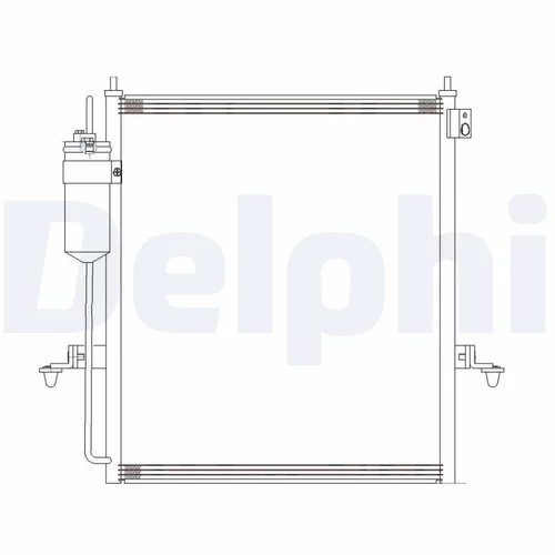 Kondenzátor klimatizácie DELPHI CF20286