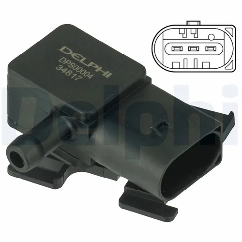 Snímač tlaku výfukových plynov DPS00004 /DELPHI/ - obr. 1