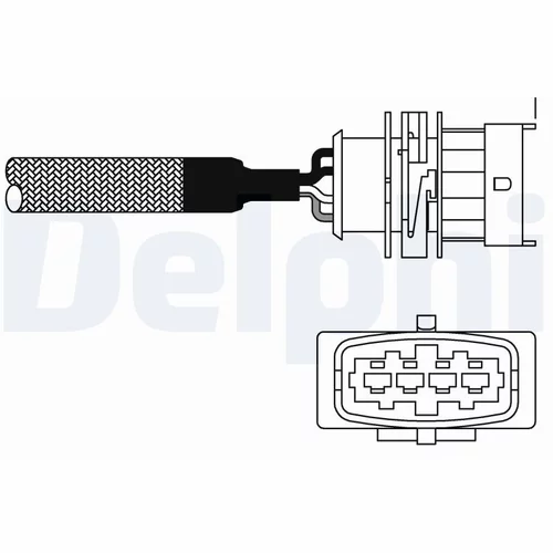 Lambda sonda DELPHI ES10982-12B1 - obr. 1