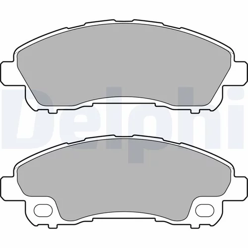Sada brzdových platničiek kotúčovej brzdy DELPHI LP2716