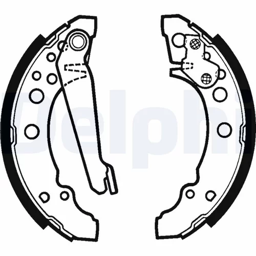 Sada brzdových čeľustí LS1276 /DELPHI/