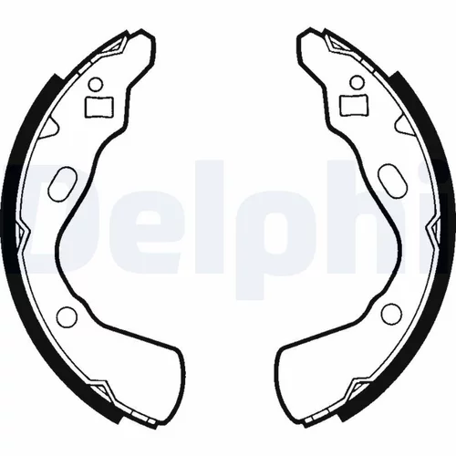 Sada brzdových čeľustí DELPHI LS1437 - obr. 1