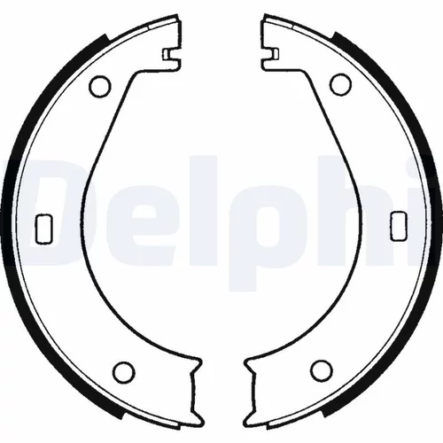 Sada brzd. čeľustí parkov. brzdy DELPHI LS1573