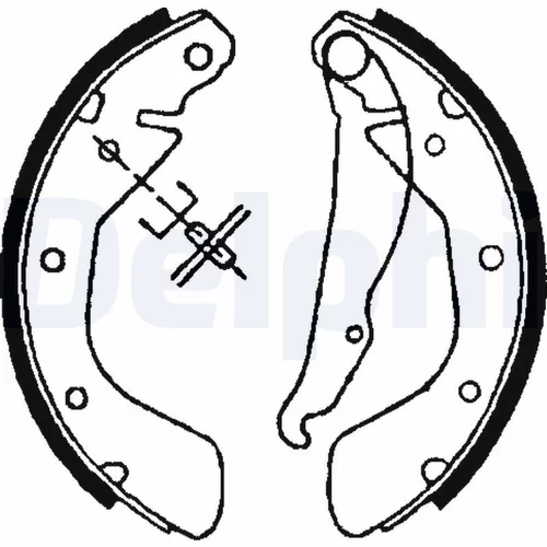 Sada brzdových čeľustí LS1621 /DELPHI/ - obr. 1
