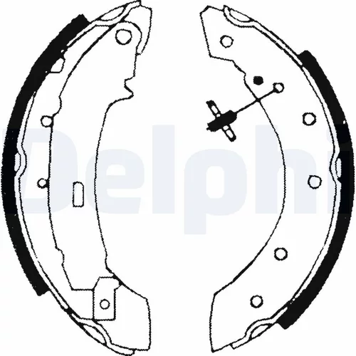 Sada brzdových čeľustí LS1717 /DELPHI/ - obr. 1