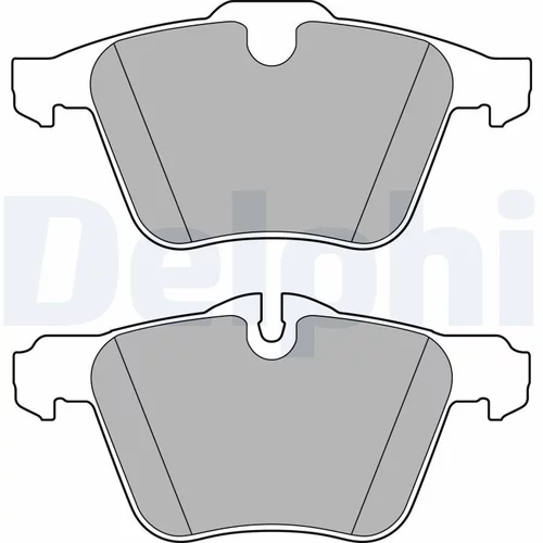 Sada brzdových platničiek kotúčovej brzdy DELPHI LP2766