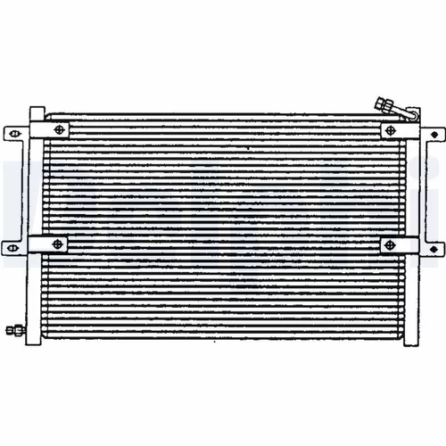 Kondenzátor klimatizácie DELPHI TSP0225100
