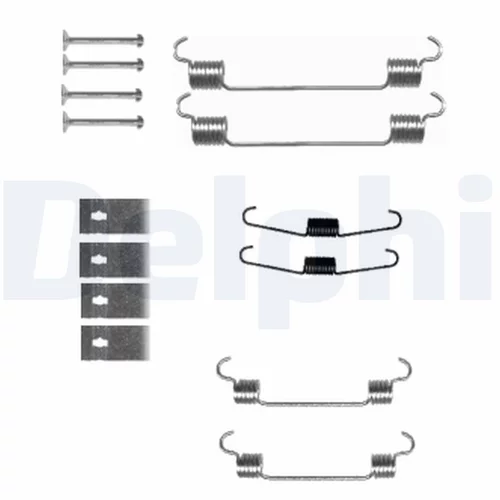 Sada príslušenstva brzdovej čeľuste DELPHI LY1343