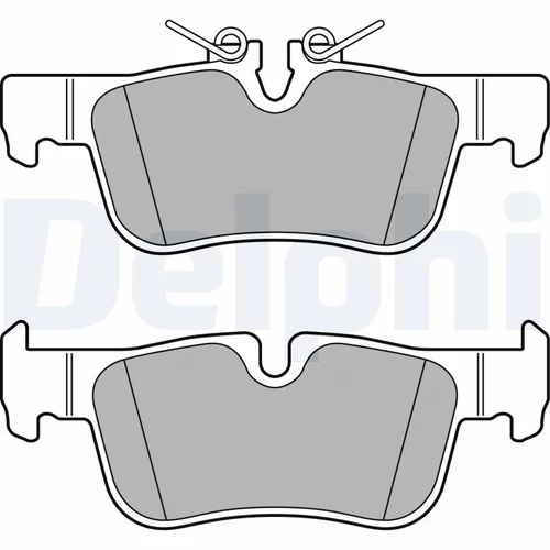 Sada brzdových platničiek kotúčovej brzdy DELPHI LP2719