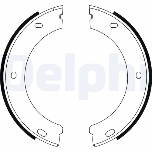 Sada brzd. čeľustí parkov. brzdy DELPHI LS1597
