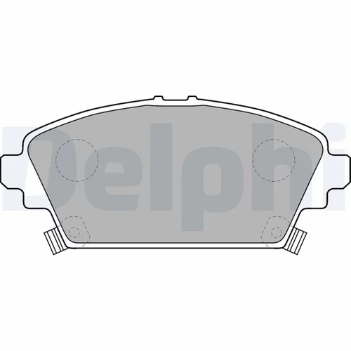 Sada brzdových platničiek kotúčovej brzdy LP1503 /DELPHI/ - obr. 1
