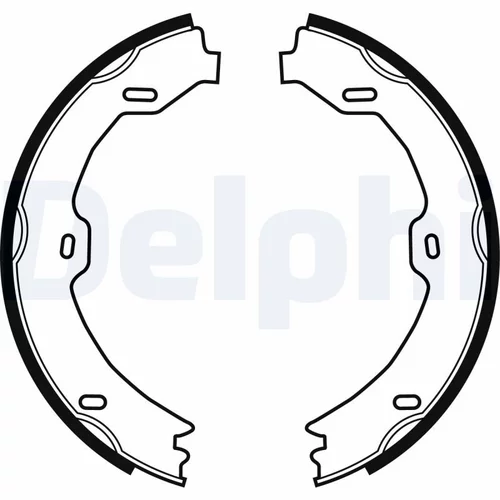 Sada brzd. čeľustí parkov. brzdy DELPHI LS1923