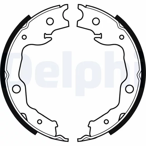 Sada brzdových čeľustí DELPHI LS1999 - obr. 1