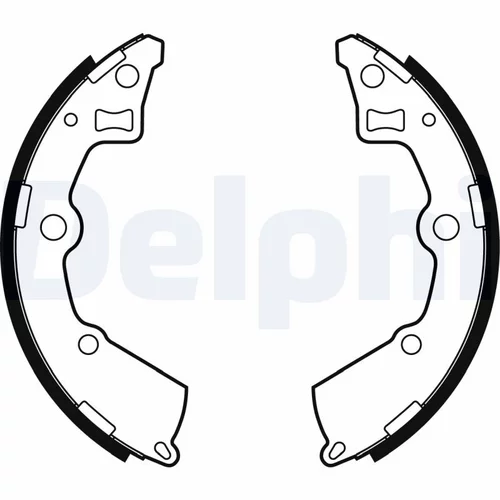 Sada brzdových čeľustí DELPHI LS2005 - obr. 1