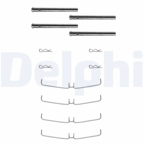Sada príslušenstva obloženia kotúčovej brzdy DELPHI LX0004