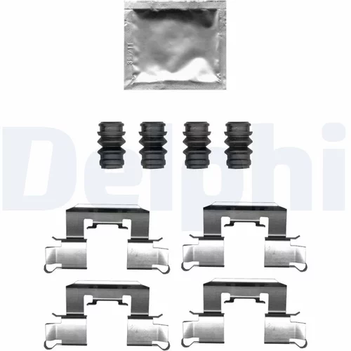 Sada príslušenstva obloženia kotúčovej brzdy DELPHI LX0710