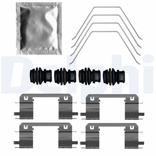 Sada príslušenstva obloženia kotúčovej brzdy DELPHI LX0788