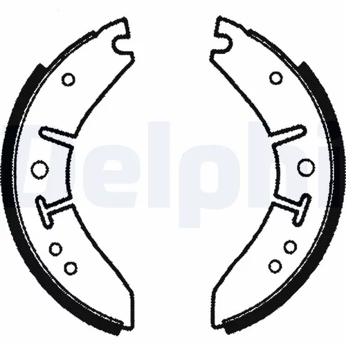 Sada brzdových čeľustí DELPHI LS1003 - obr. 1