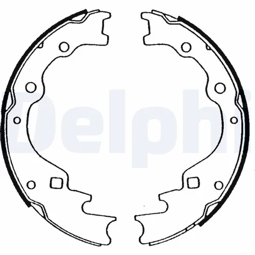 Sada brzdových čeľustí DELPHI LS1476 - obr. 1