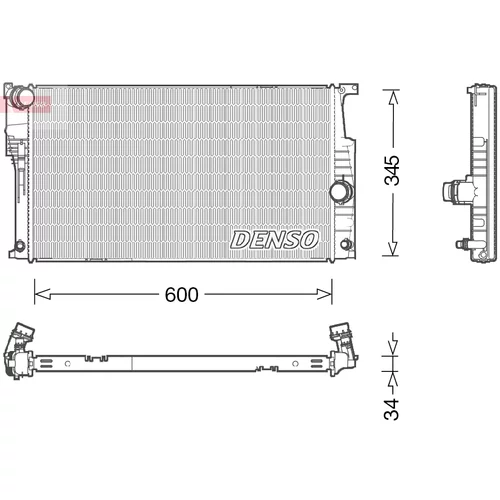 Chladič motora DENSO DRM05004