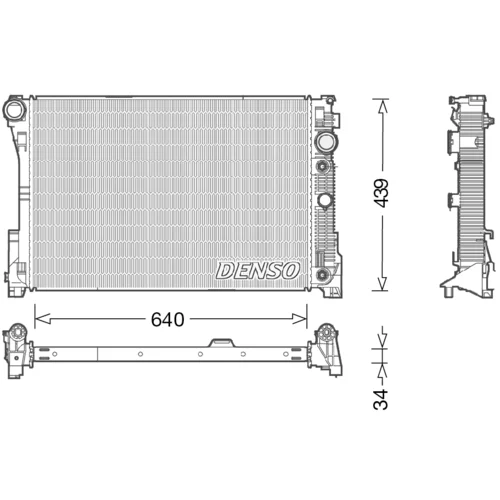 Chladič motora DENSO DRM17048