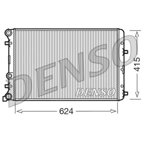 Chladič motora DENSO DRM27003