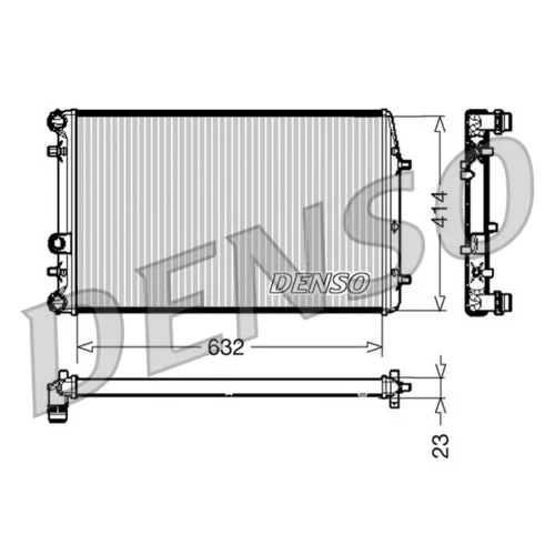 Chladič motora DENSO DRM27005