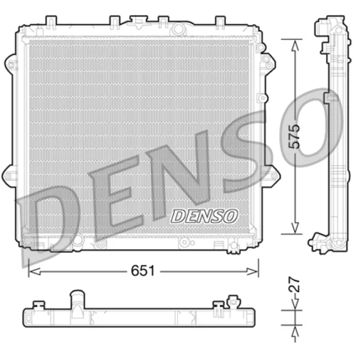 Chladič motora DENSO DRM50060