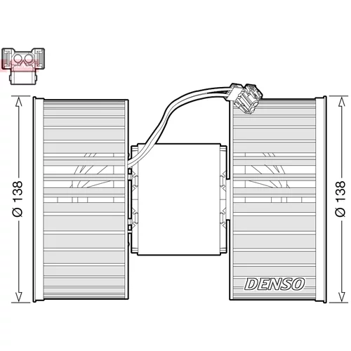 Vnútorný ventilátor DENSO DEA05006