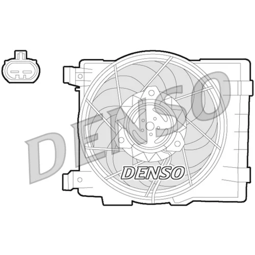 Ventilátor chladenia motora DENSO DER20015