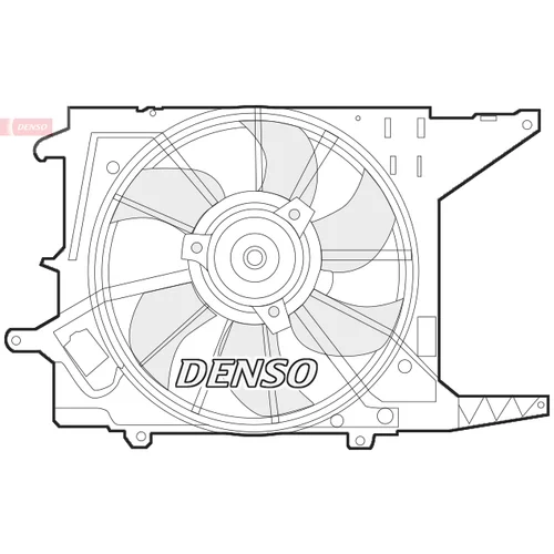 Ventilátor chladenia motora DENSO DER37003