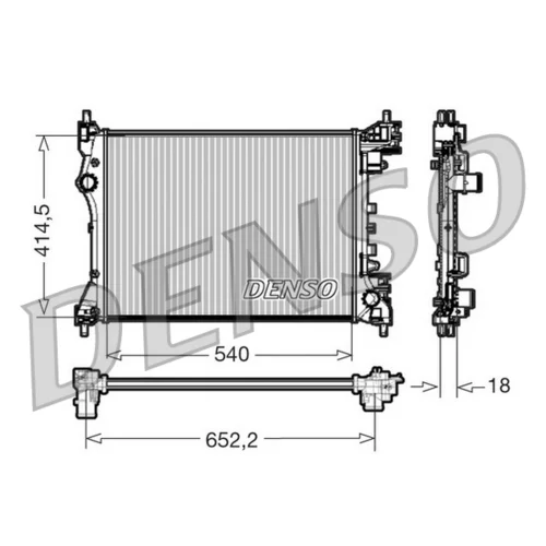 Chladič motora DENSO DRM01005