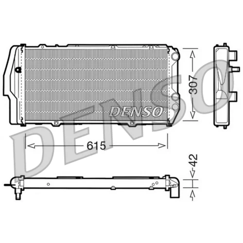 Chladič motora DENSO DRM02003