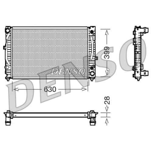 Chladič motora DENSO DRM02031