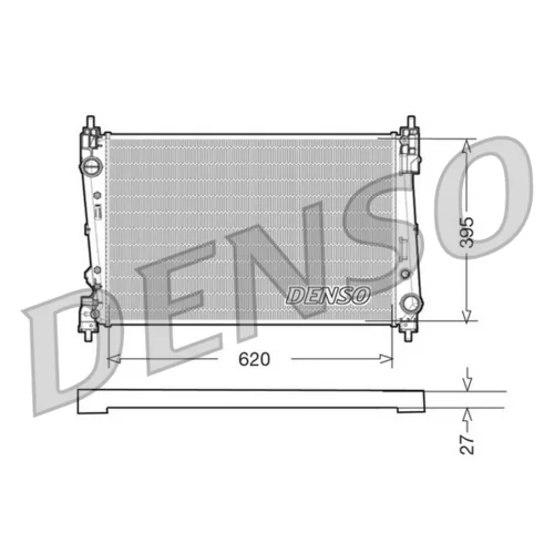 Chladič motora DENSO DRM09112